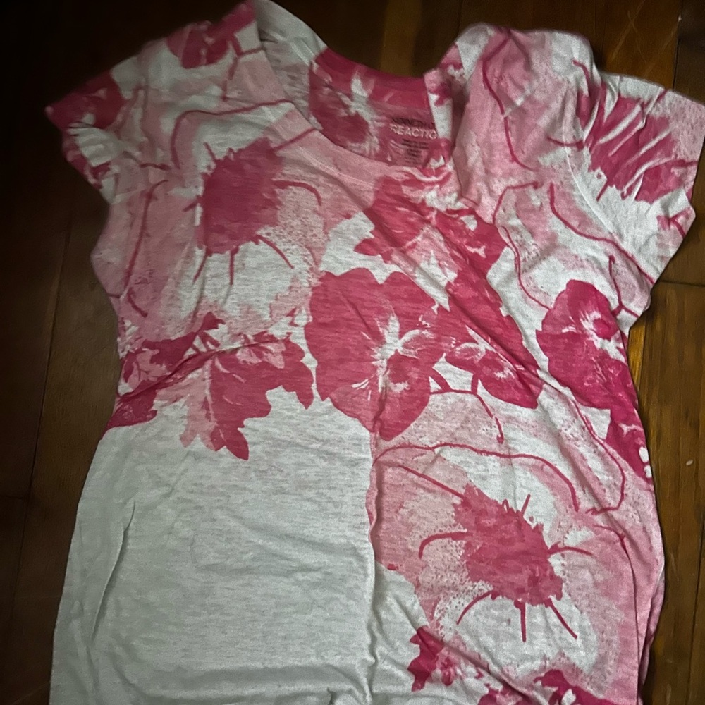 Kenneth Cole Reaction White Graphic Relaxed T-Shirt